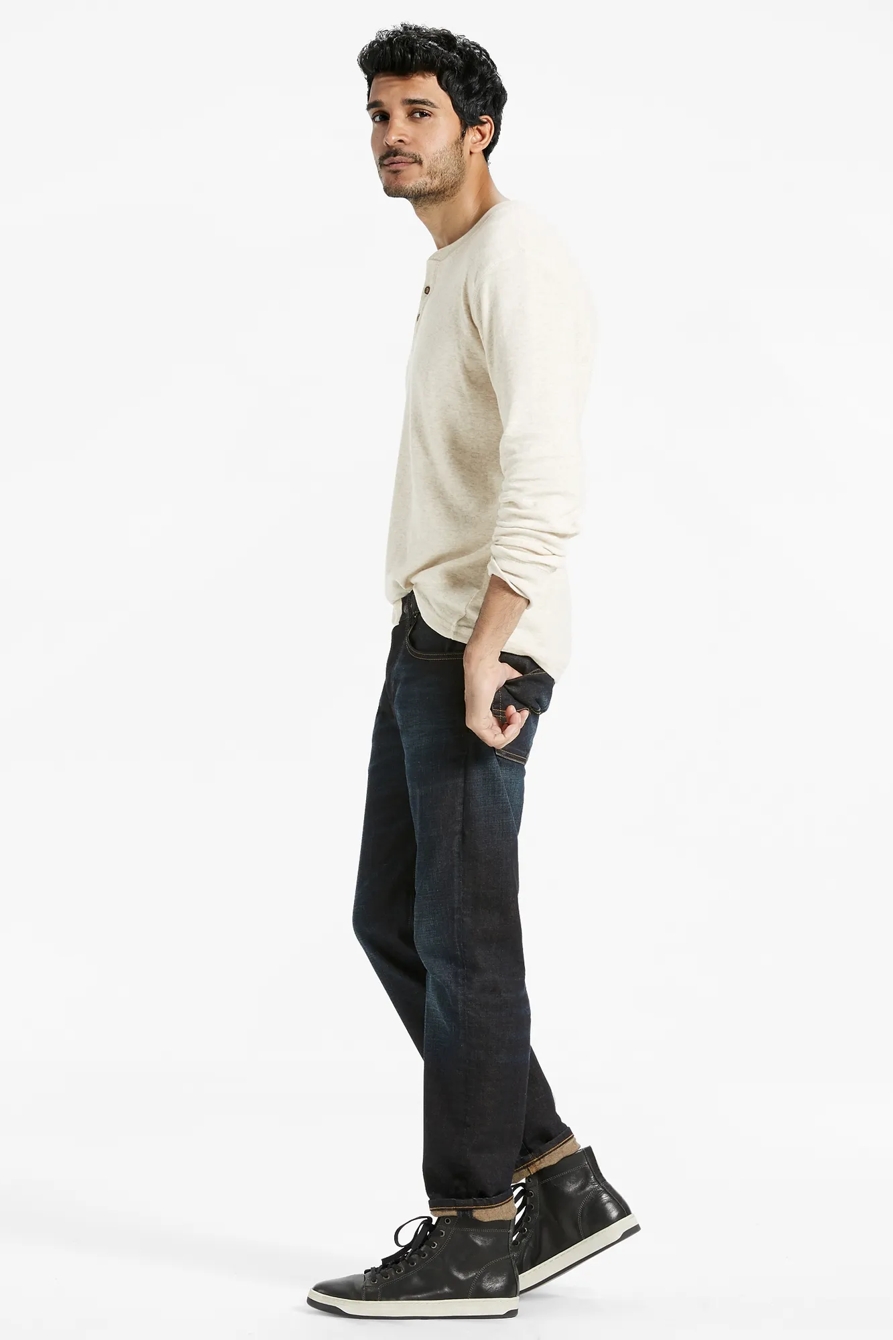 DOUBLE KNIT HENLEY TEE, image 2