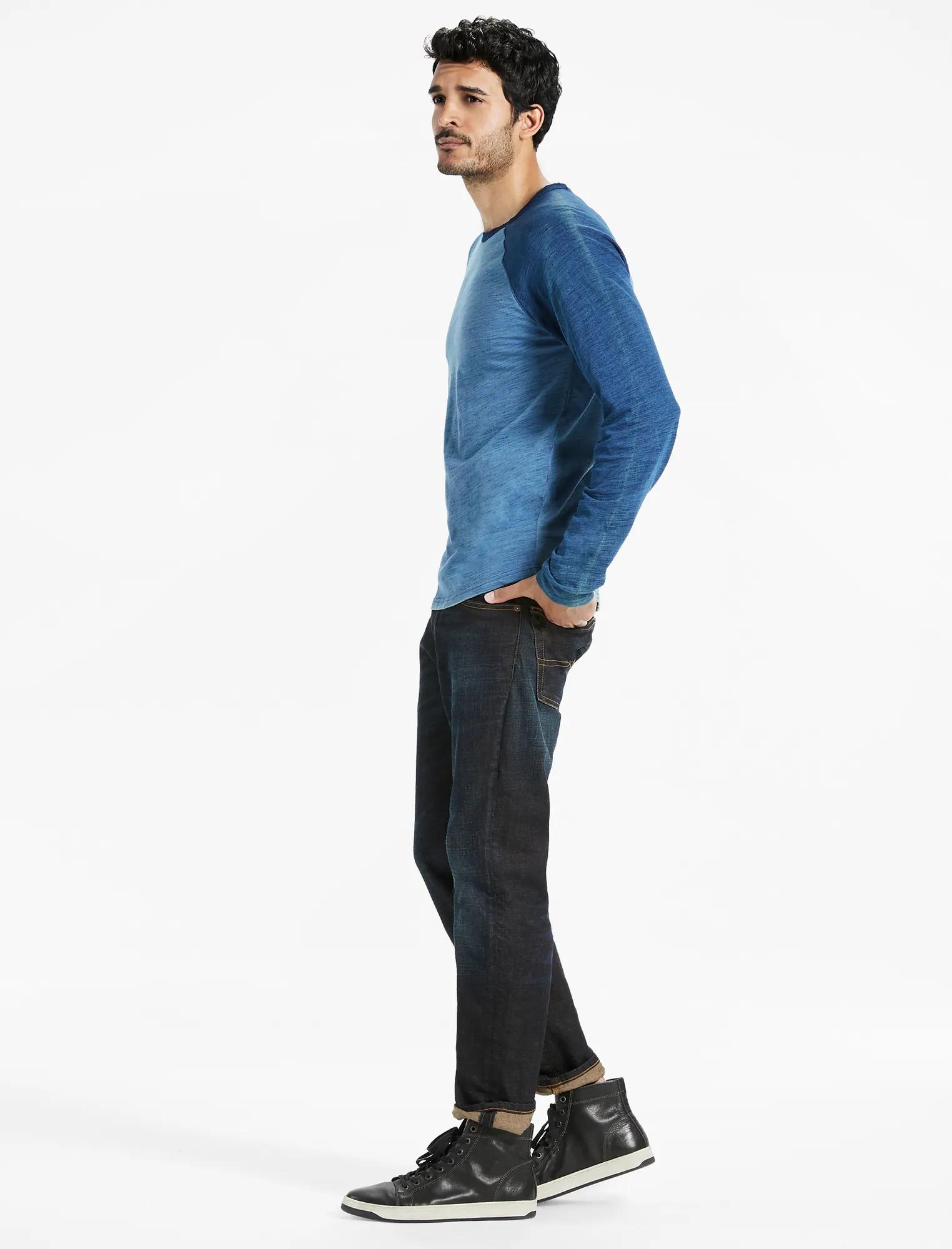 INDIGO BASEBALL TEE, image 2