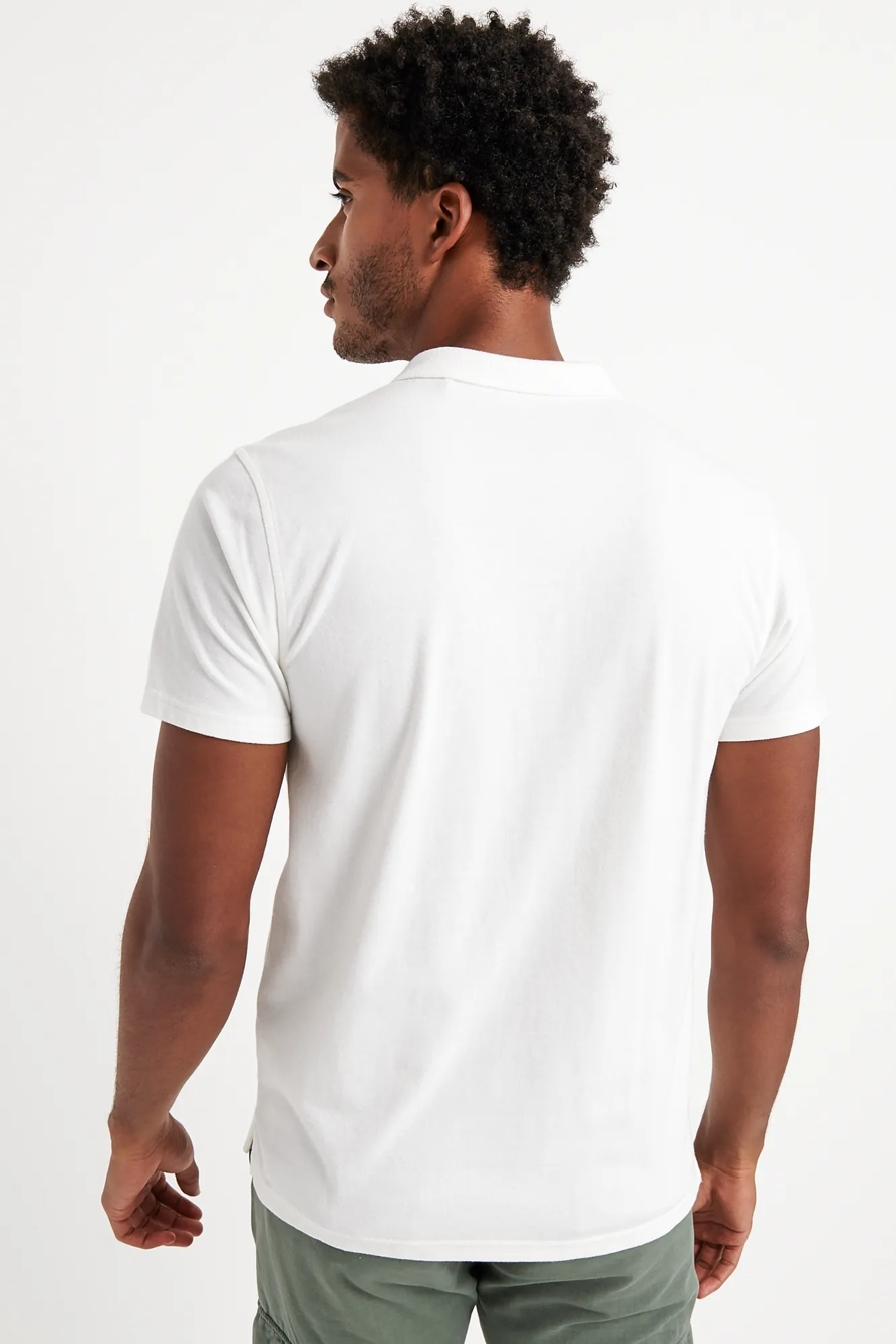 BURNOUT STRETCH PIQUE POLO, image 3