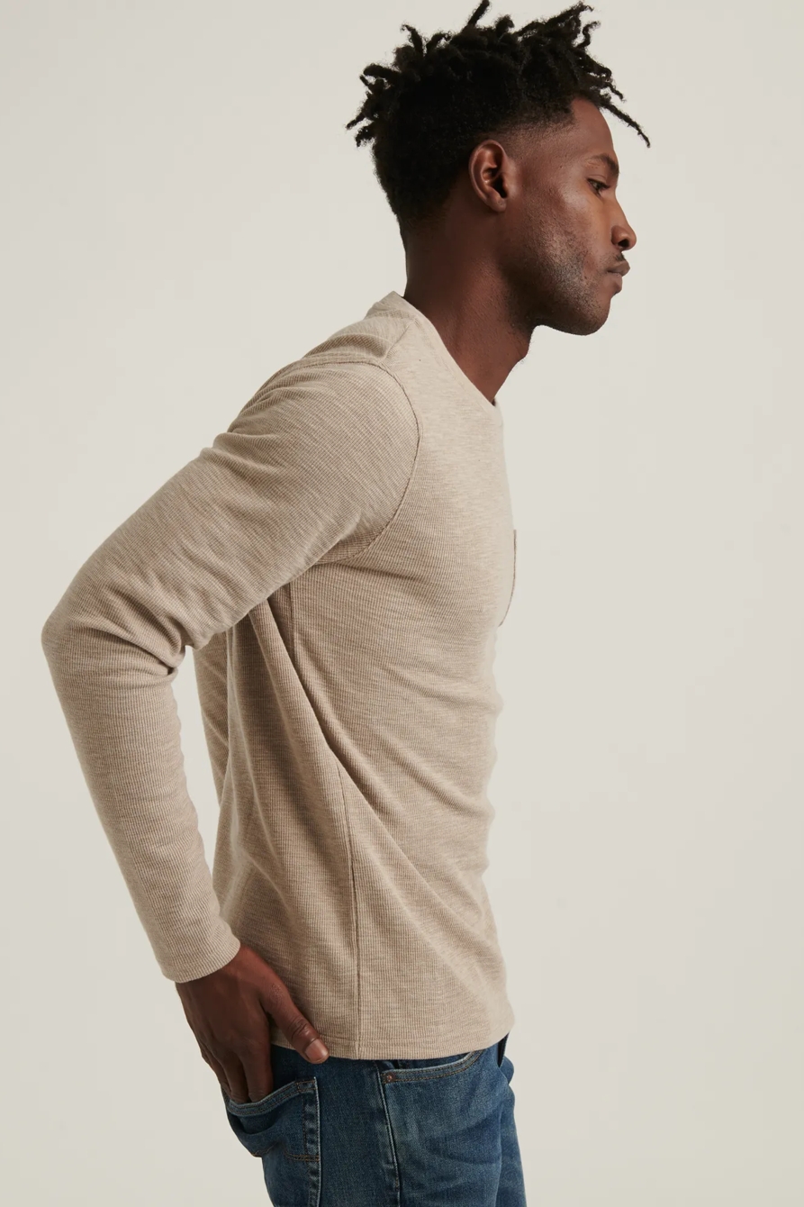 LONG SLEEVE CREW NECK POCKET THERMAL, image 2