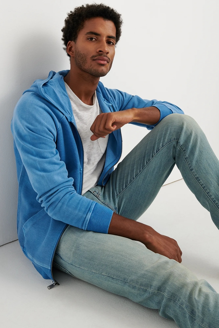 REVERSE TERRY FULL ZIP HOOD, image 4