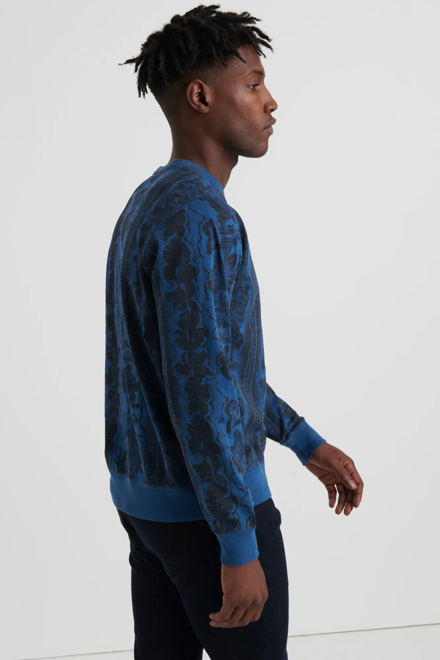 Hawaiian Print Pullover Sweatshirt, image 2