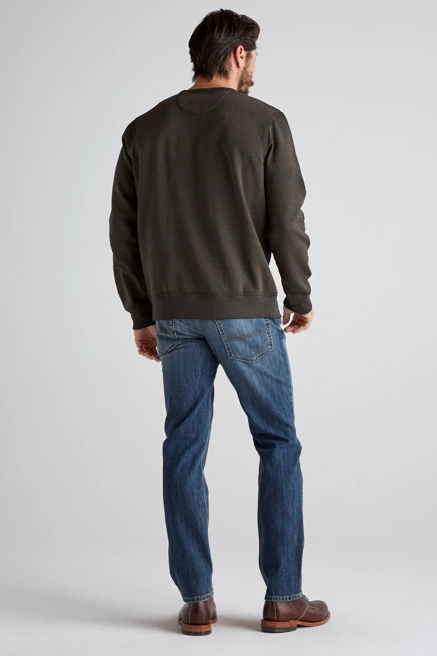 BURNOUT FLEECE CREW NECK, image 3