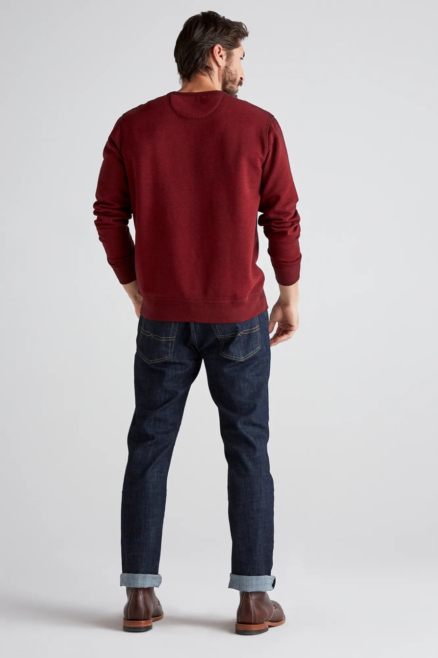 BURNOUT FLEECE CREW NECK, image 3