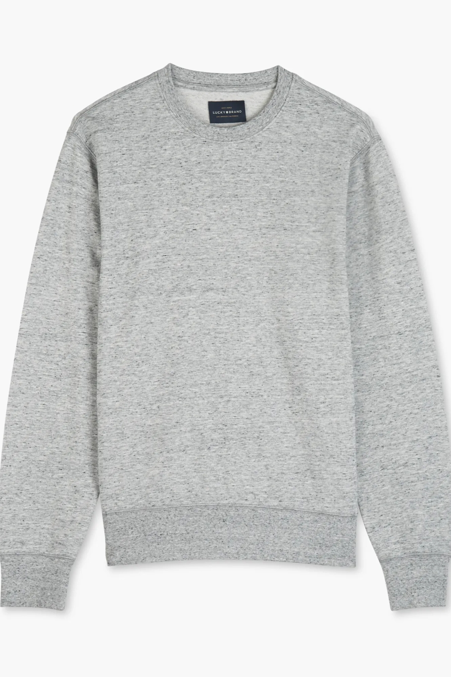 TRIBLEND FRENCH TERRY CREW NECK SWEATSHIRT, image 1
