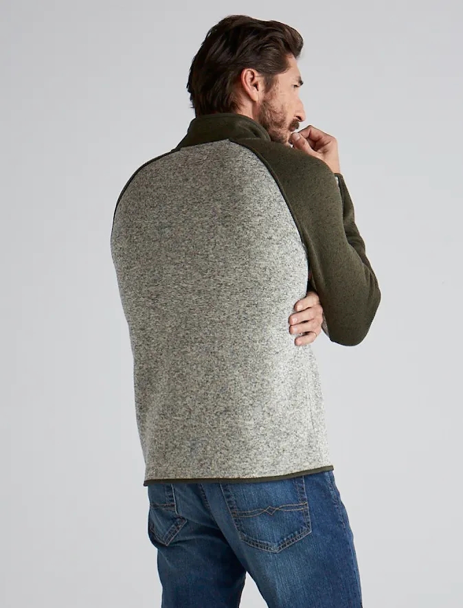 COLORBLOCK MOCK NECK LOS FELIZ FLEECE, image 3