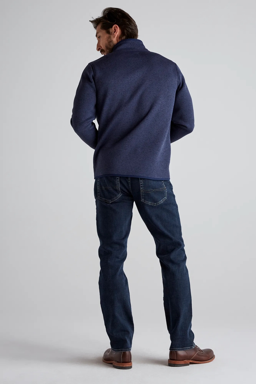 SOLID MOCK NECK LOS FELIZ FLEECE, image 3