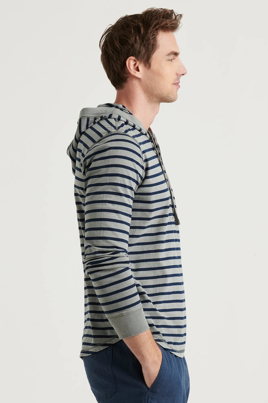 WASHED STRIPED SHASTA HOODIE, image 3