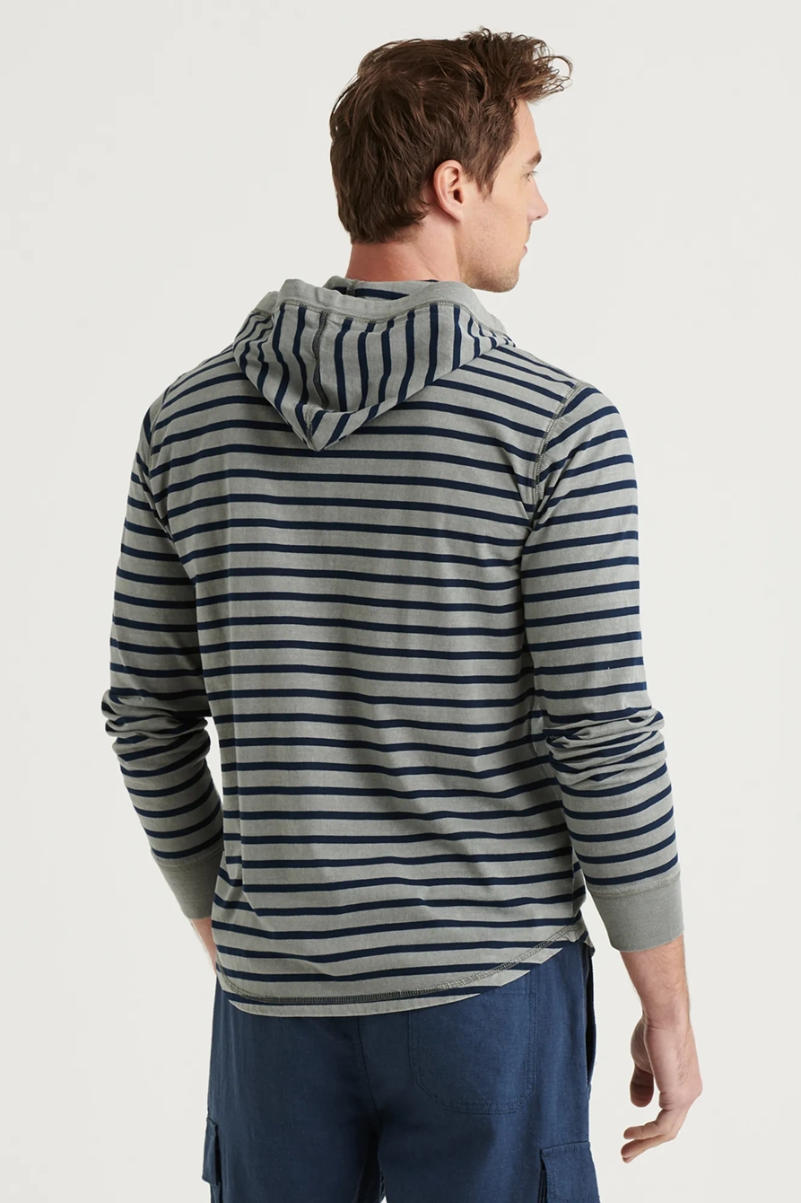 WASHED STRIPED SHASTA HOODIE, image 4