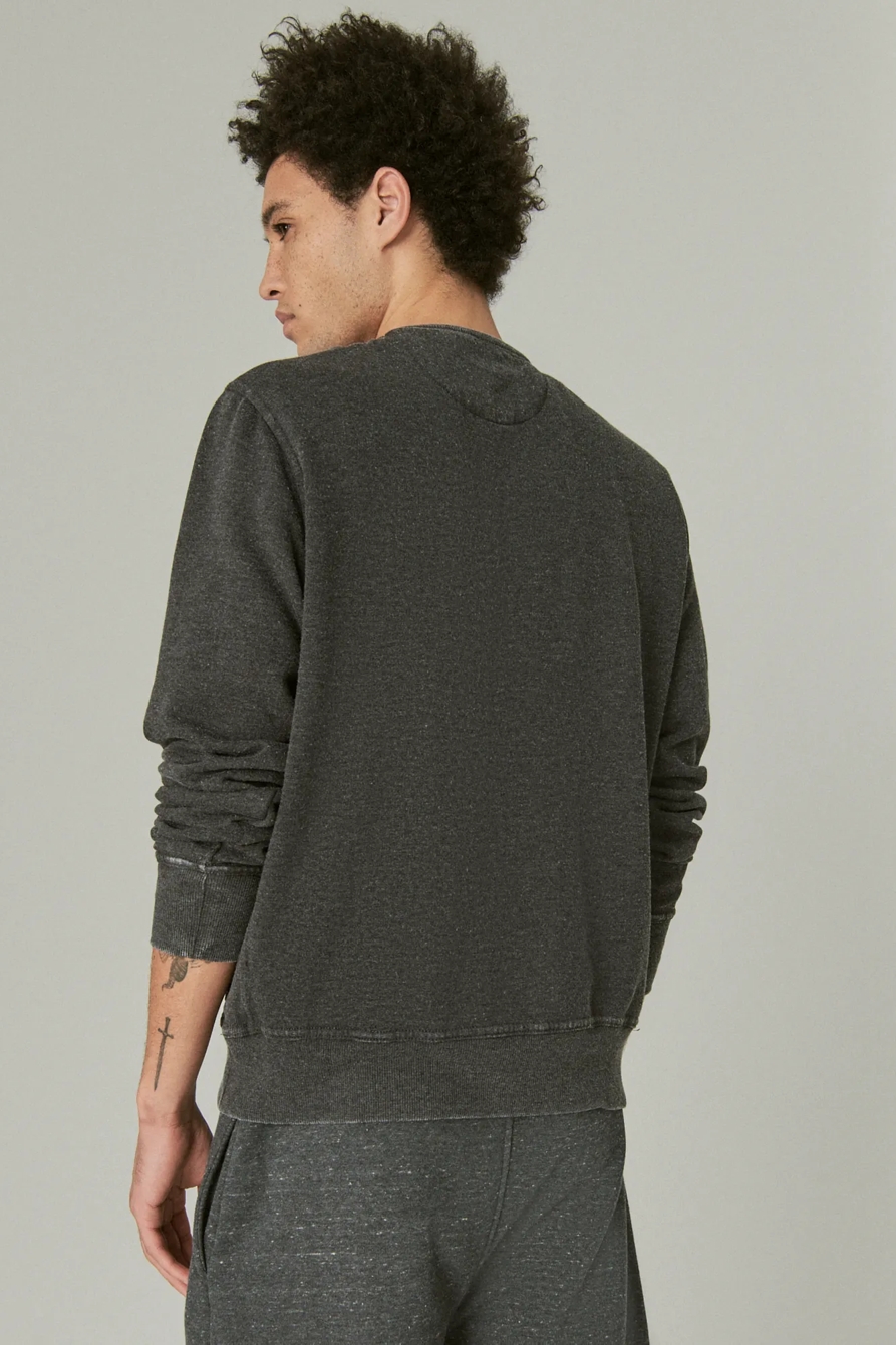 VENICE BURNOUT FLEECE CREW NECK SWEATSHIRT, image 4