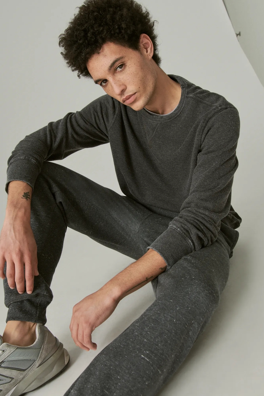 VENICE BURNOUT FLEECE CREW NECK SWEATSHIRT, image 6