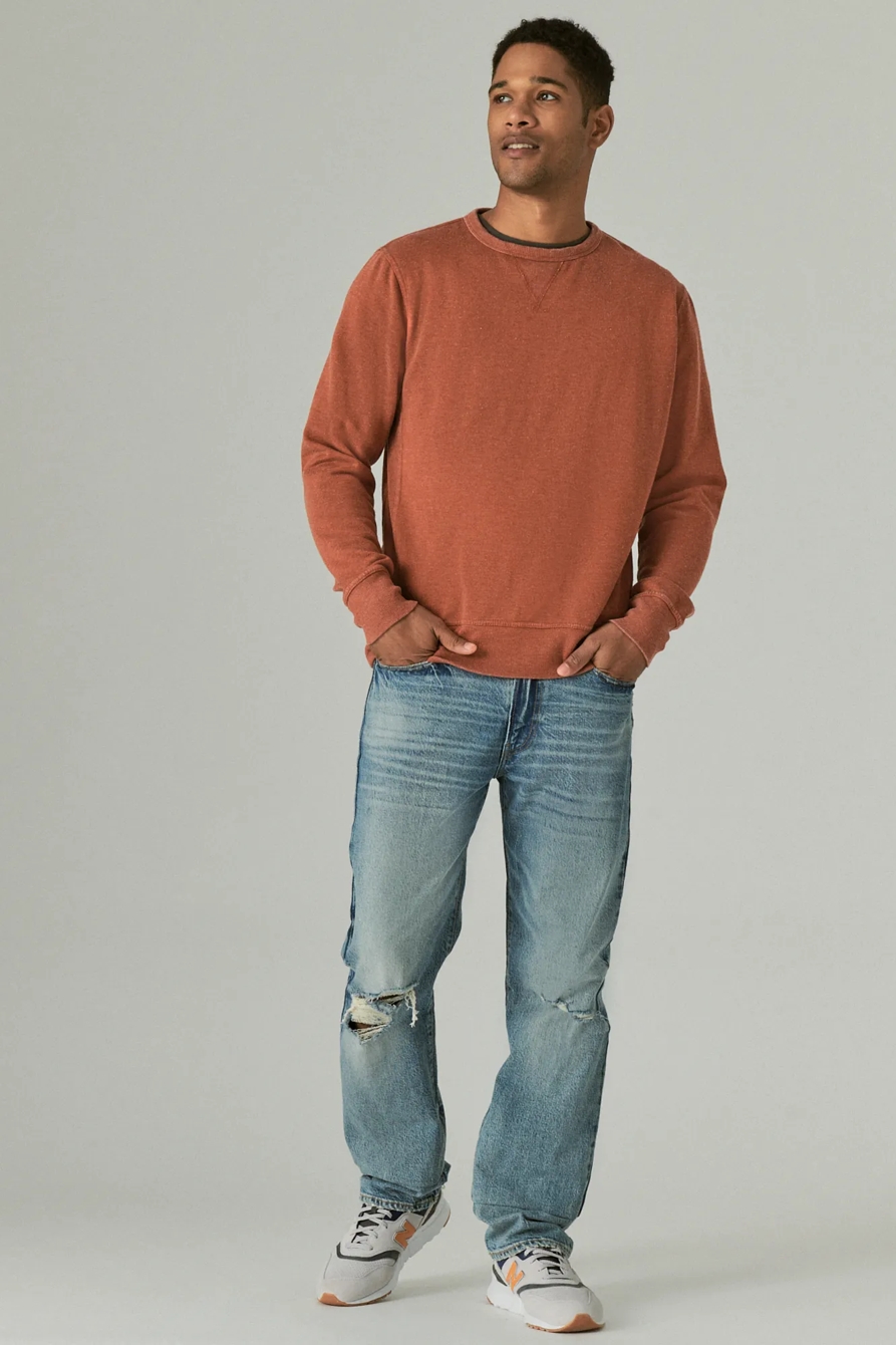 VENICE BURNOUT FLEECE CREW NECK SWEATSHIRT, image 2
