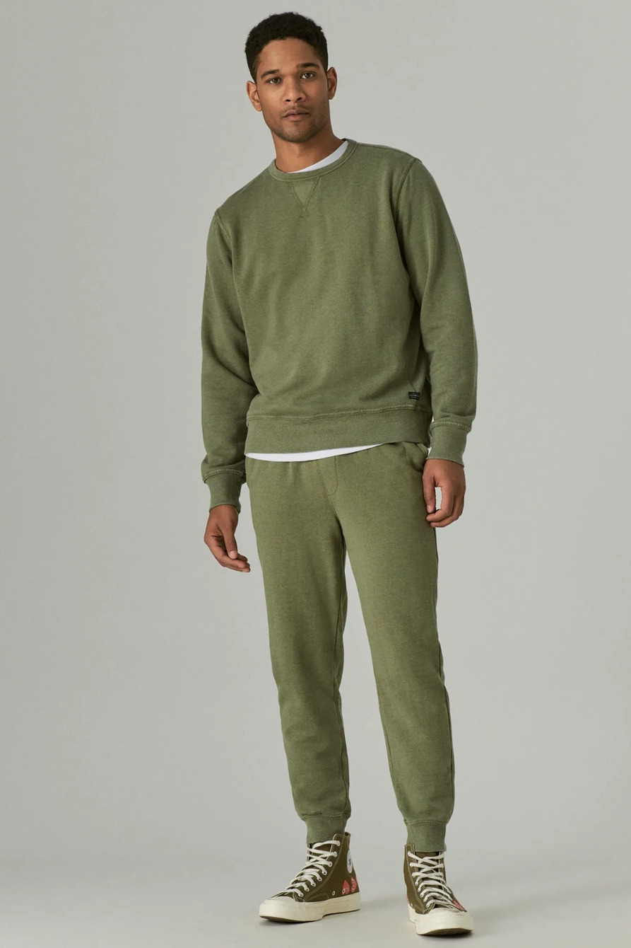 VENICE BURNOUT FLEECE CREW NECK SWEATSHIRT, image 2