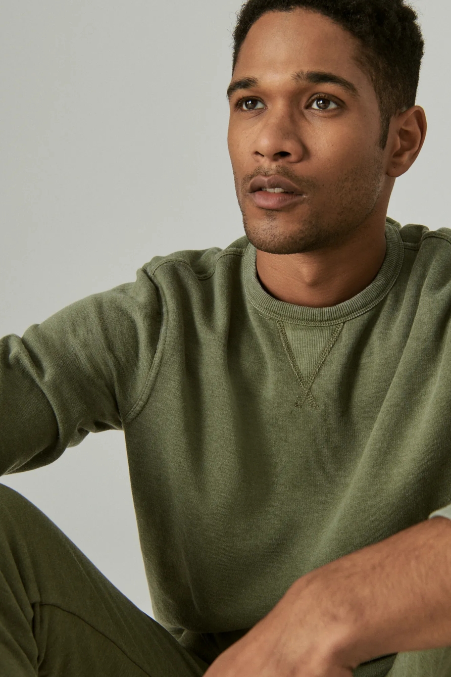 VENICE BURNOUT FLEECE CREW NECK SWEATSHIRT, image 6