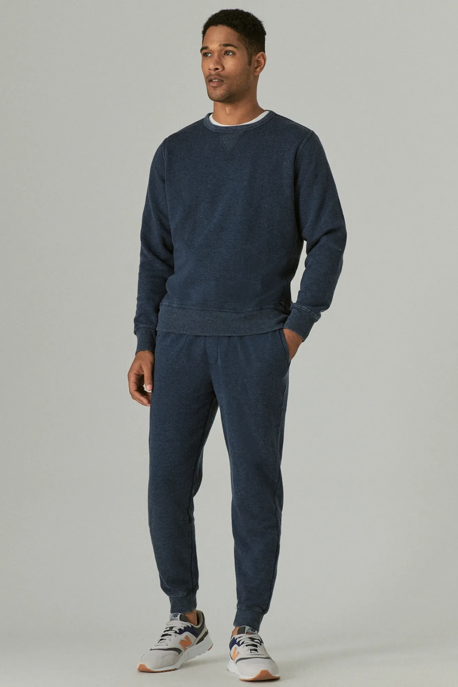 VENICE BURNOUT FLEECE CREW NECK SWEATSHIRT, image 2