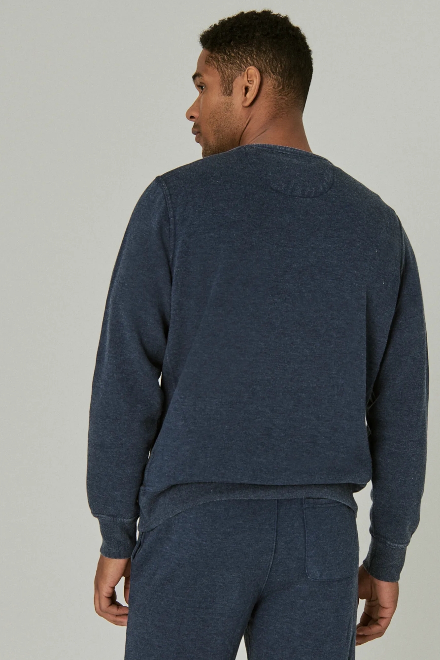 VENICE BURNOUT FLEECE CREW NECK SWEATSHIRT, image 4