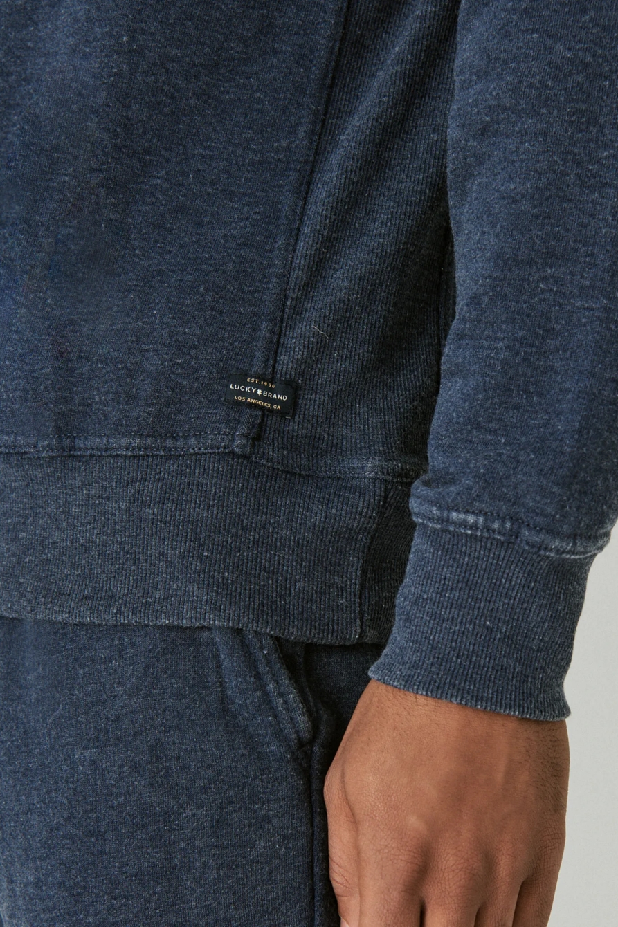 VENICE BURNOUT FLEECE CREW NECK SWEATSHIRT, image 5