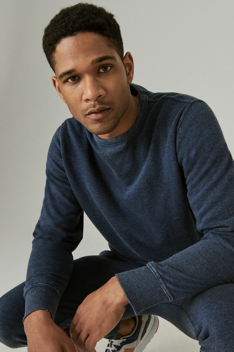 VENICE BURNOUT FLEECE CREW NECK SWEATSHIRT, image 6