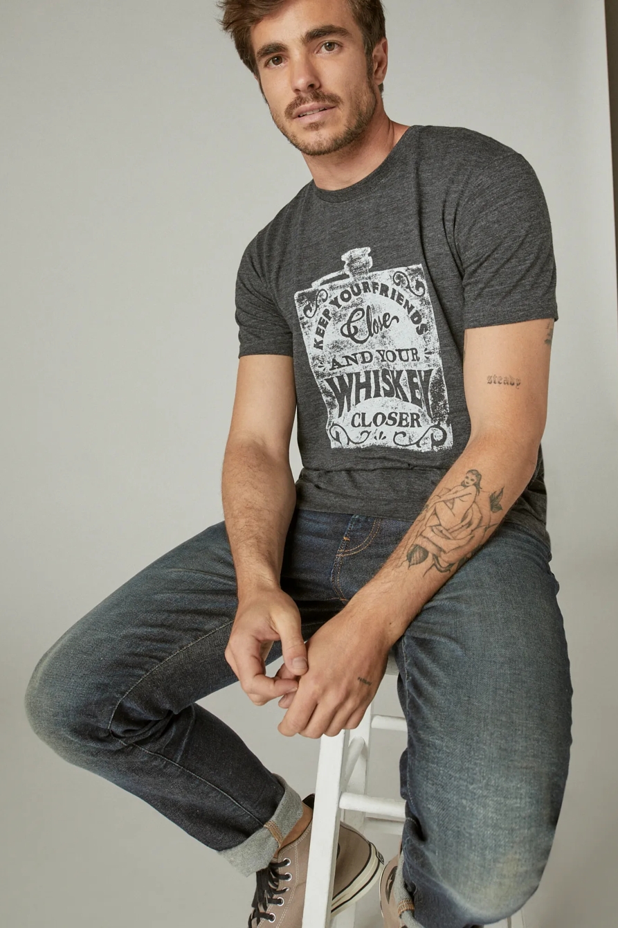 KEEP YOUR FRIENDS CLOSE WHISKEY TEE, image 6