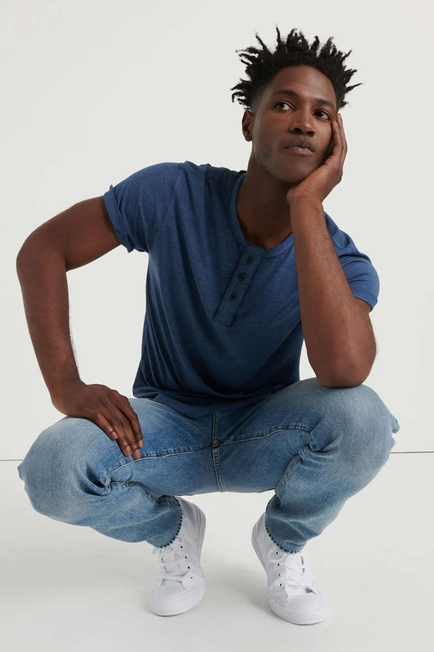 Venice Burnout Henley Shirt, image 4