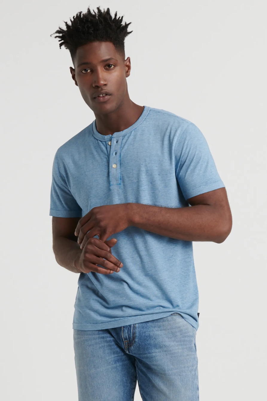 Venice Burnout Henley Shirt, image 1