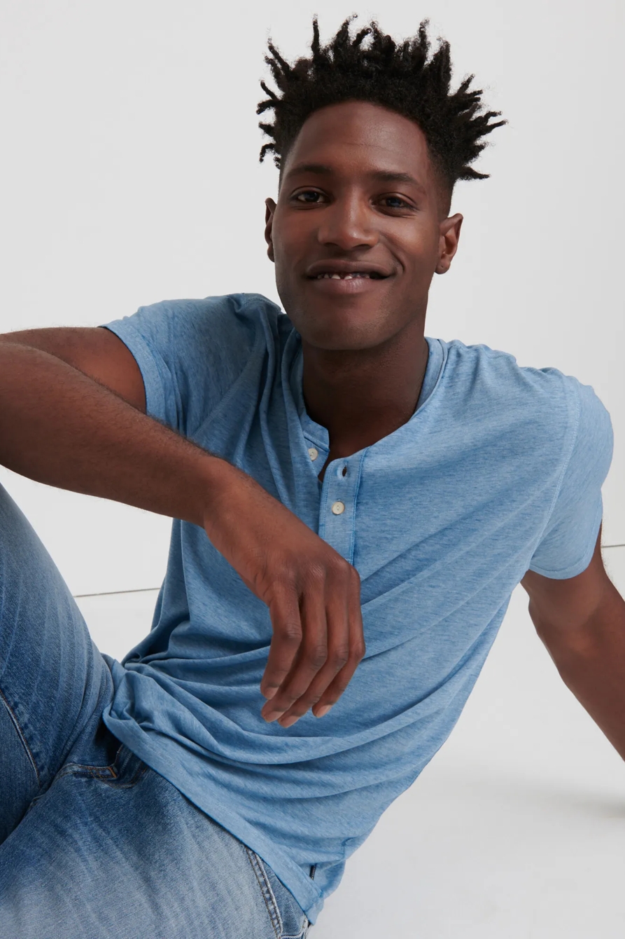 Venice Burnout Henley Shirt, image 4