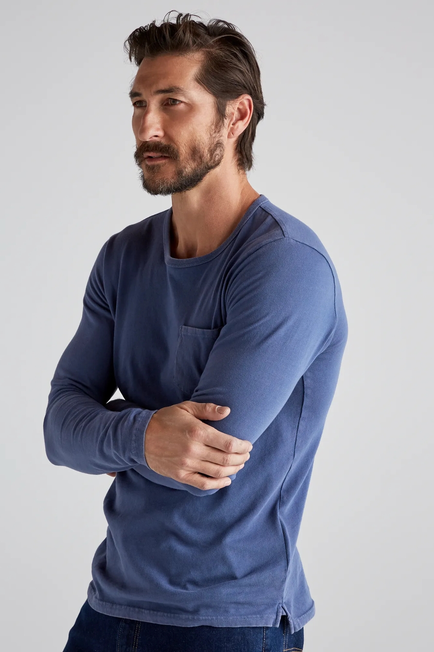 SUNSET CREW NECK LONG SLEEVE TEE, image 3