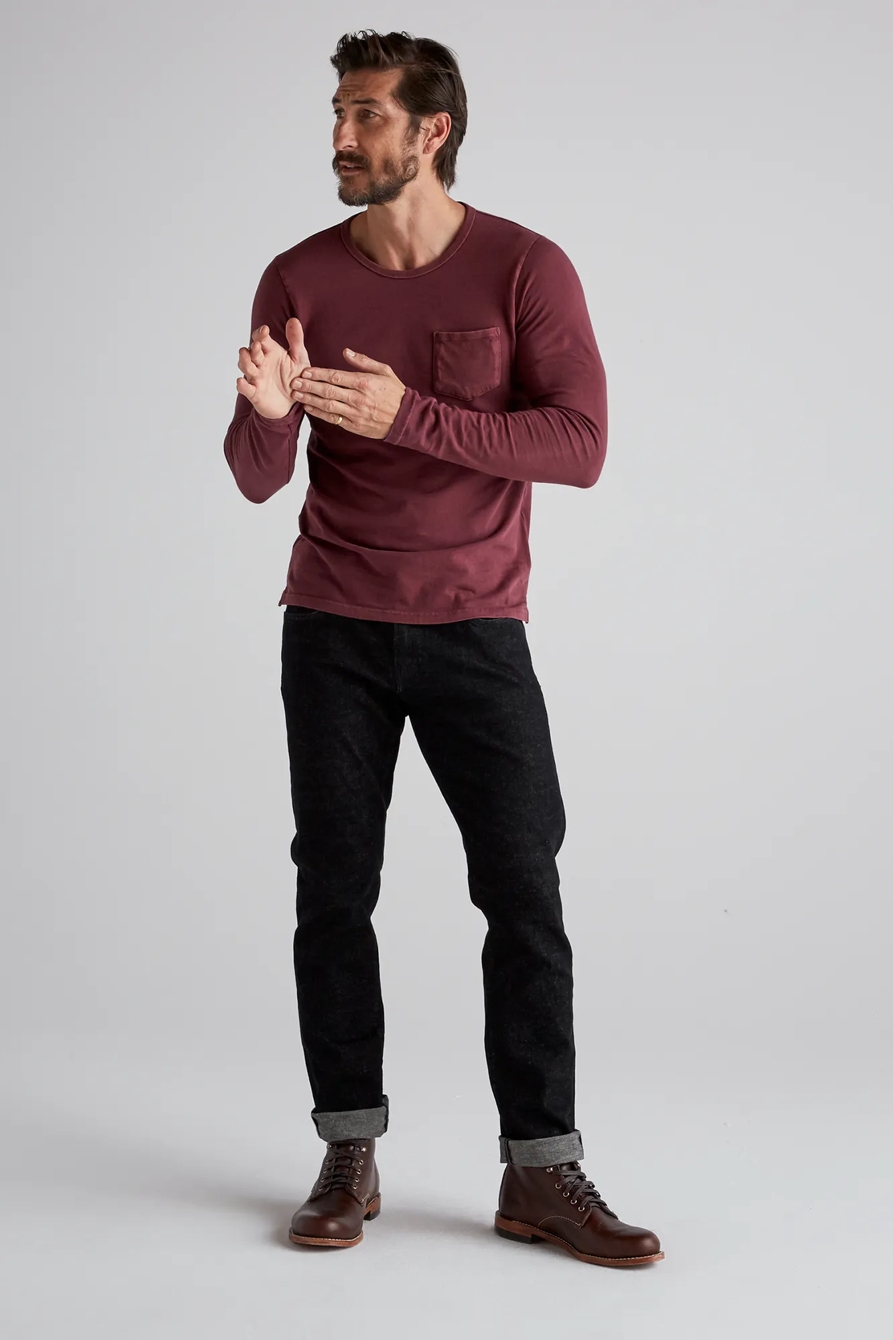 SUNSET CREW NECK LONG SLEEVE TEE, image 2