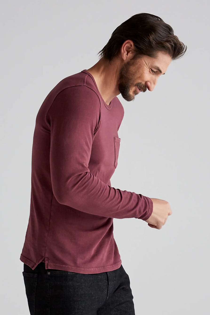 SUNSET CREW NECK LONG SLEEVE TEE, image 4