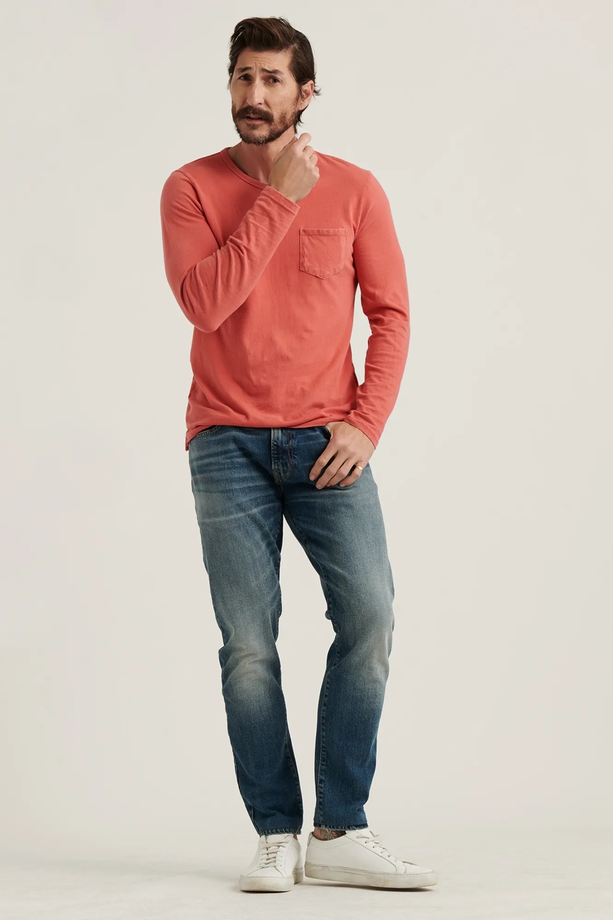 SUNSET CREW NECK LONG SLEEVE TEE, image 2