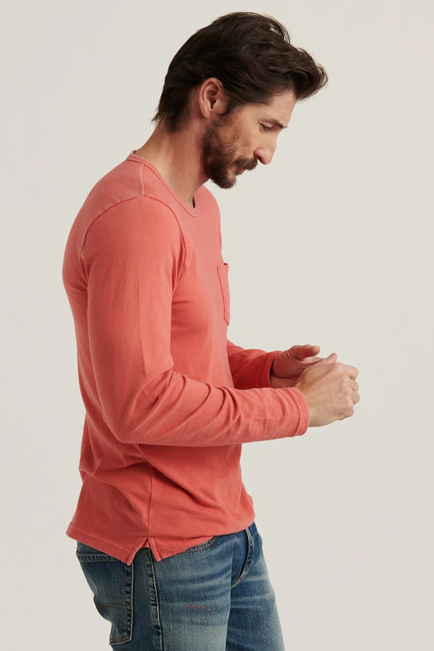 SUNSET CREW NECK LONG SLEEVE TEE, image 3