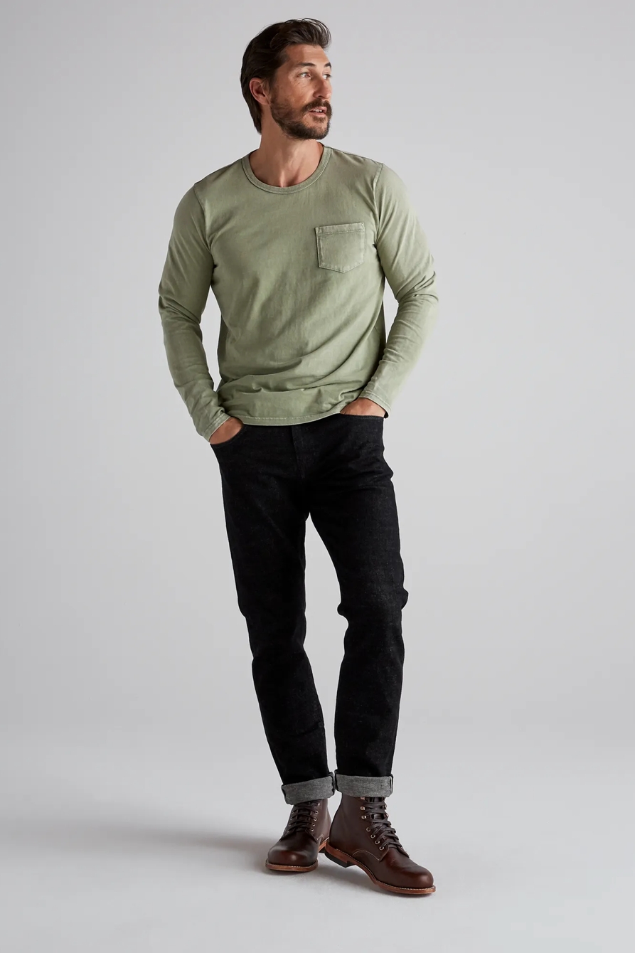 SUNSET CREW NECK LONG SLEEVE TEE, image 2