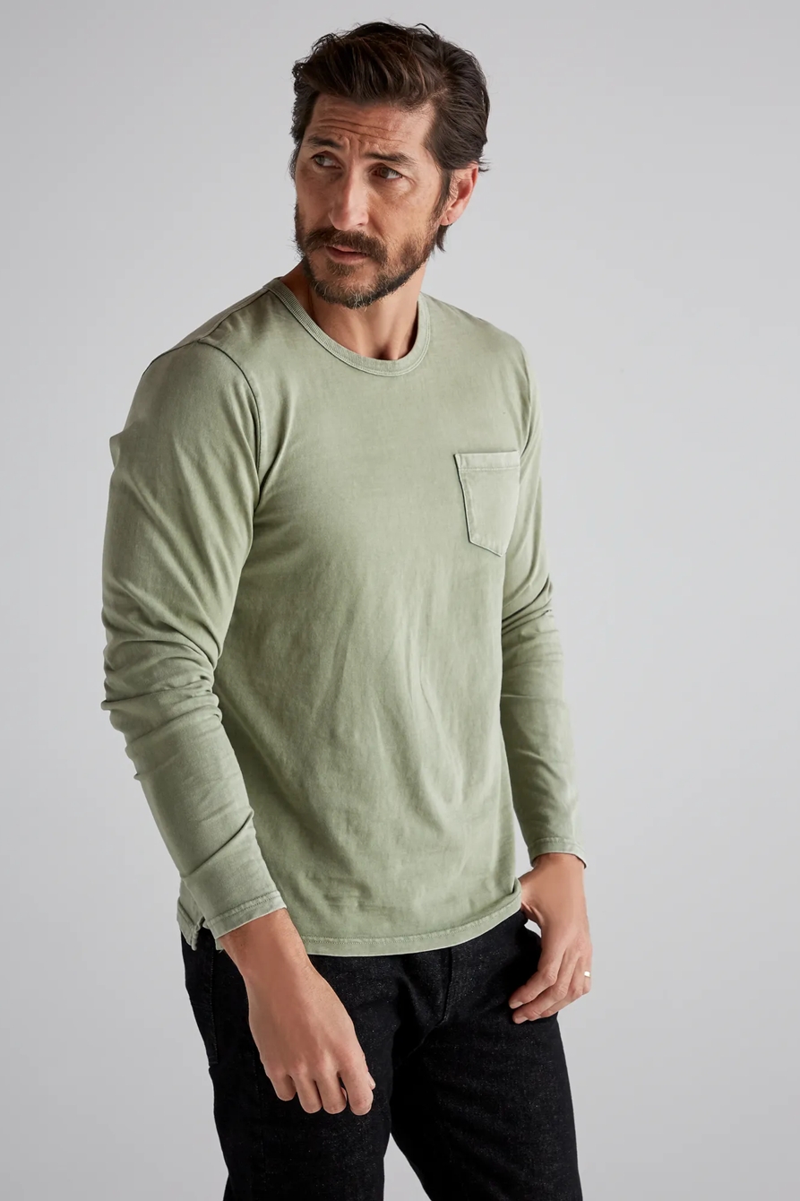 SUNSET CREW NECK LONG SLEEVE TEE, image 3