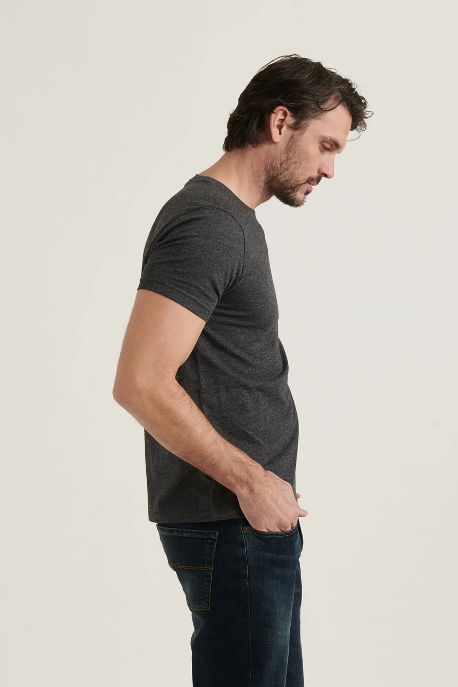 TRIBLEND CREW NECK SHORT SLEEVE TEE, image 3