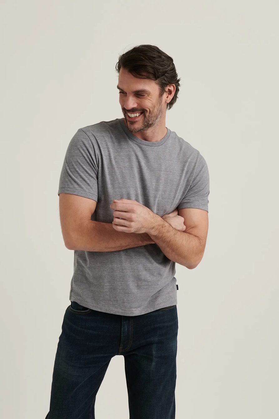 TRIBLEND CREW NECK SHORT SLEEVE TEE, image 2