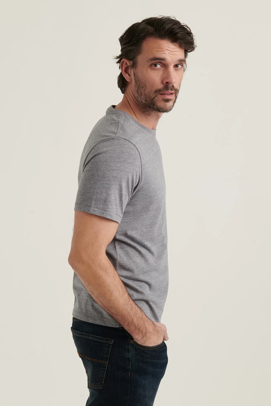 TRIBLEND CREW NECK SHORT SLEEVE TEE, image 3