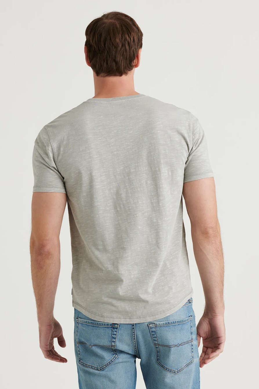 SHORT SLEEVE SLUB HENLEY, image 4