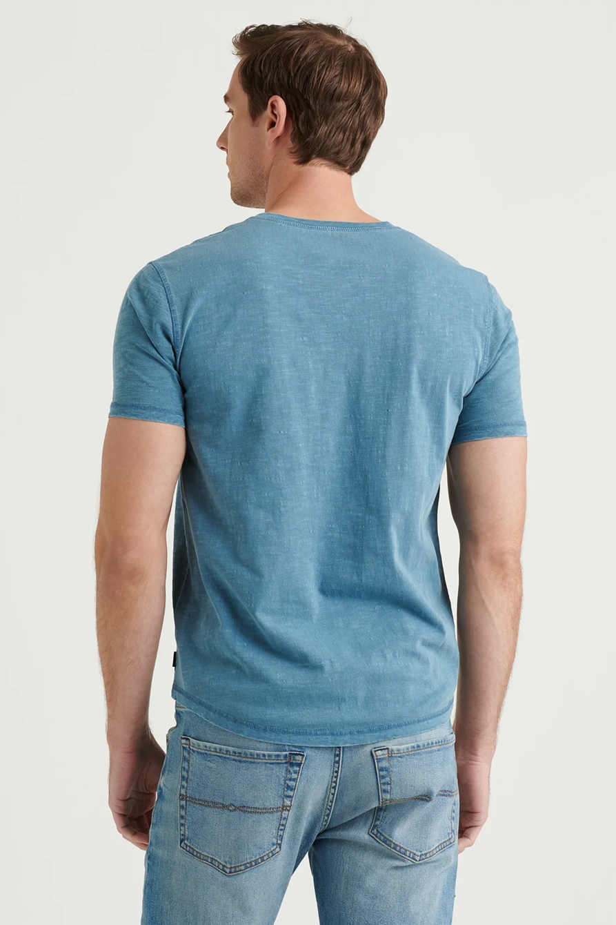 SHORT SLEEVE SLUB HENLEY, image 4