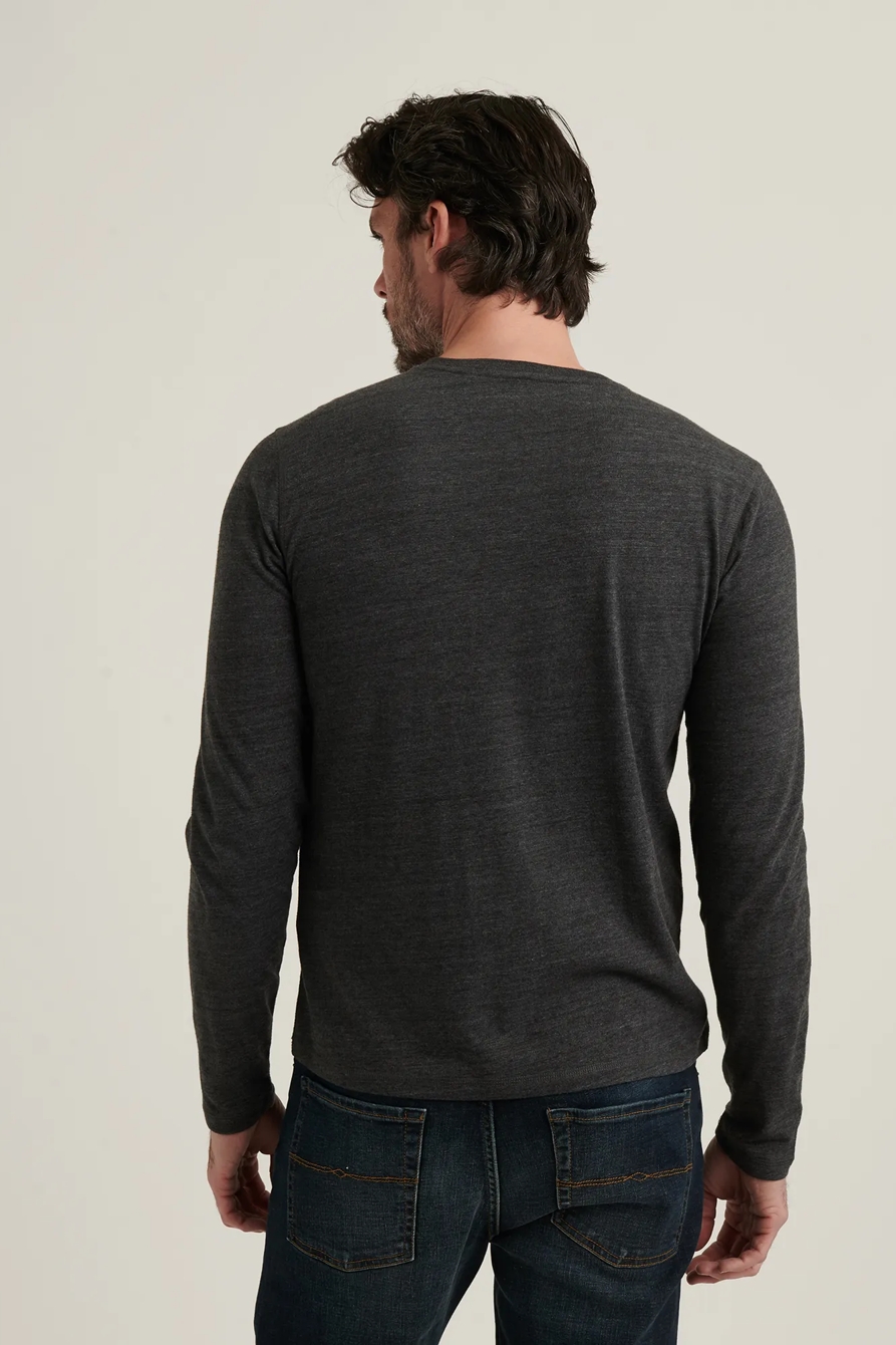 TRIBLEND LONG SLEEVE HENLEY, image 4