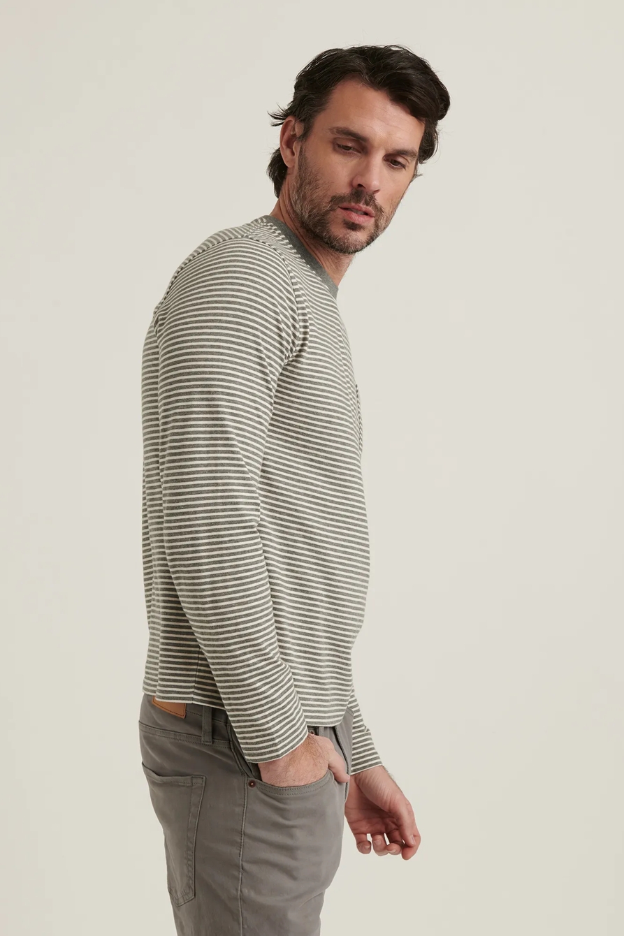 SUNSET POCKET CREW NECK LONG SLEEVE TEE, image 3