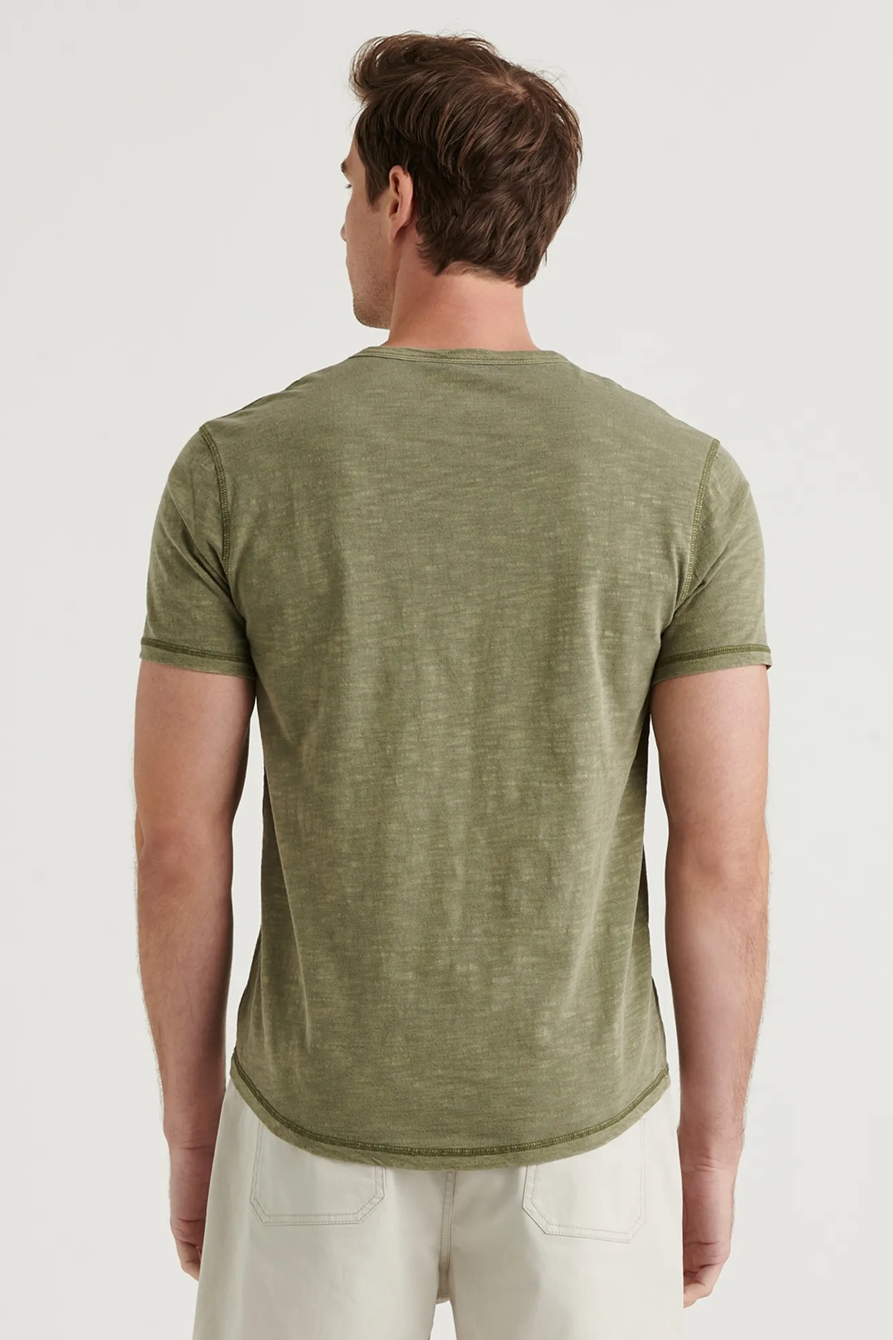 SLUB NOTCH NECK TEE, image 4