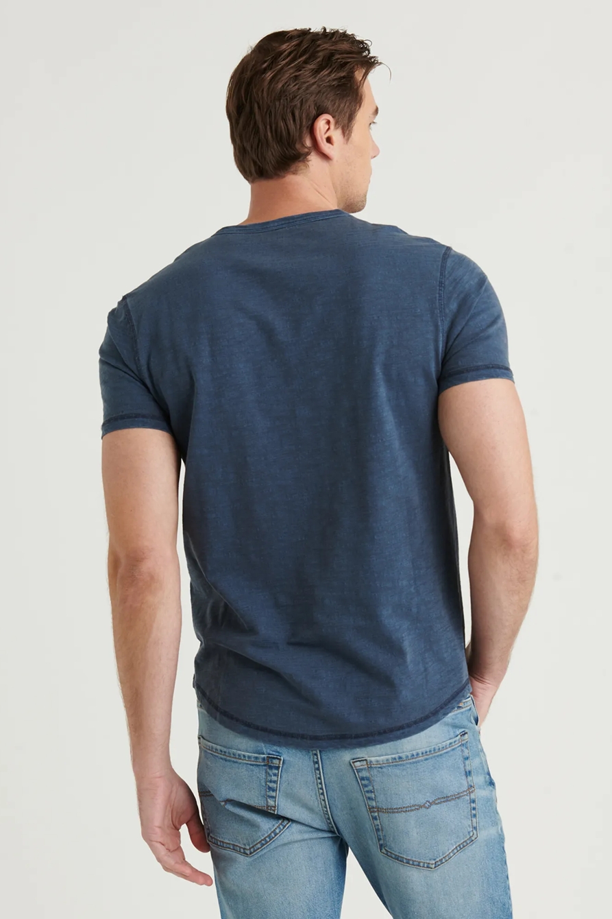 SLUB NOTCH NECK TEE, image 4