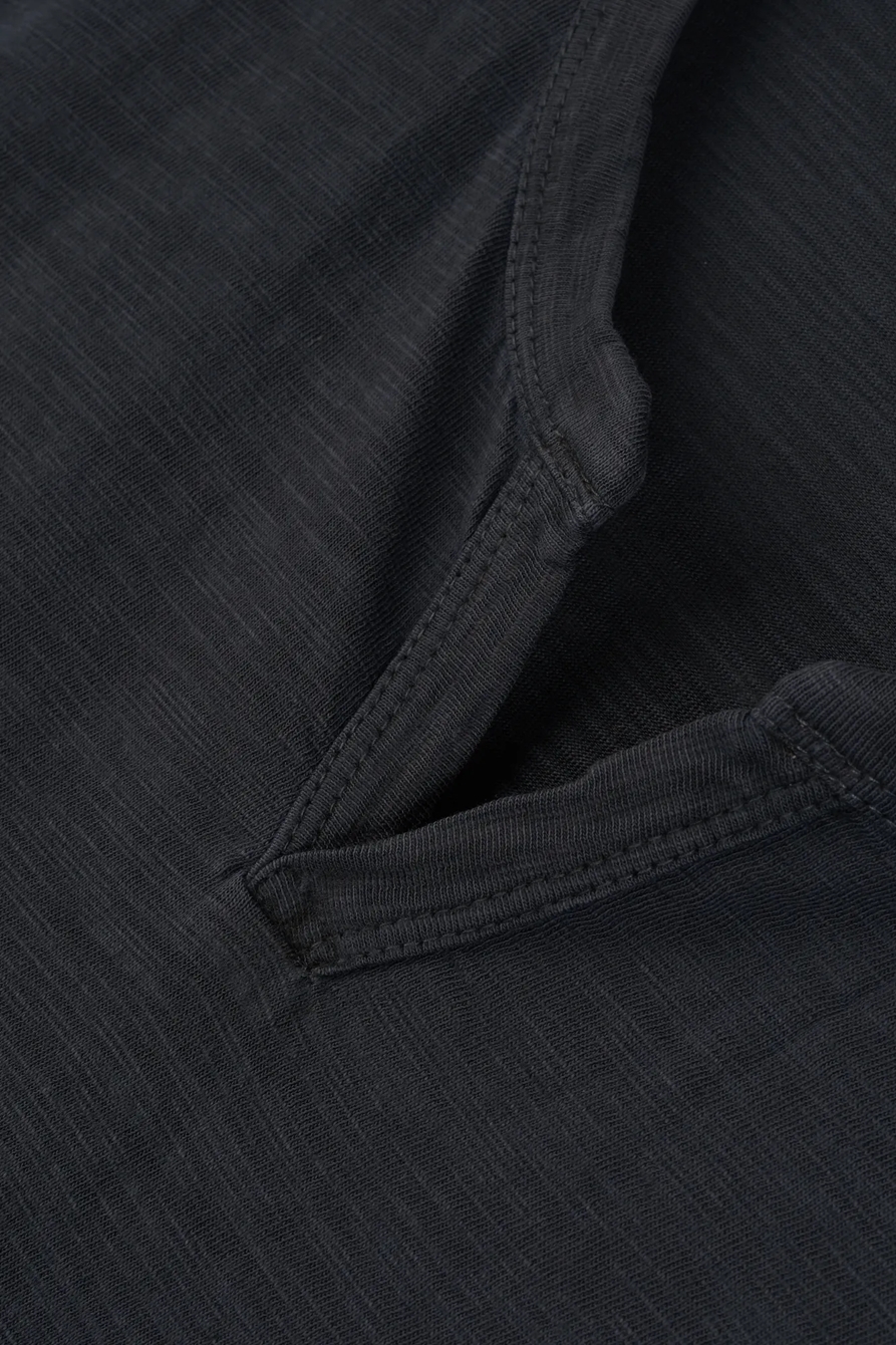 SLUB NOTCH NECK TEE, image 6