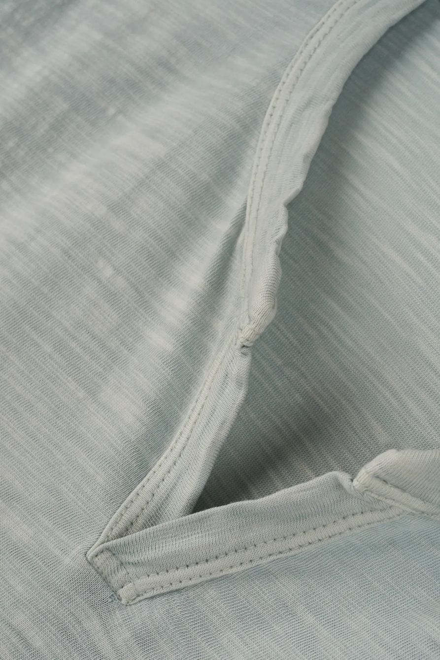 SLUB NOTCH NECK TEE, image 2