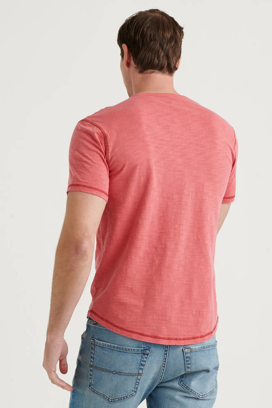 SLUB NOTCH NECK TEE, image 4