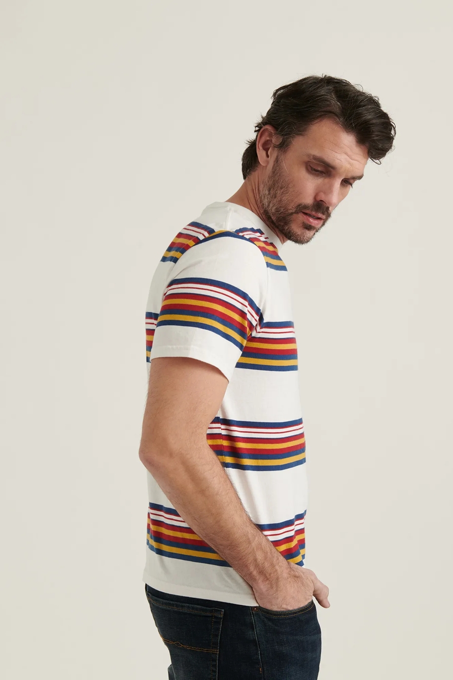 SUNSET STRIPE CREW NECK TEE, image 3
