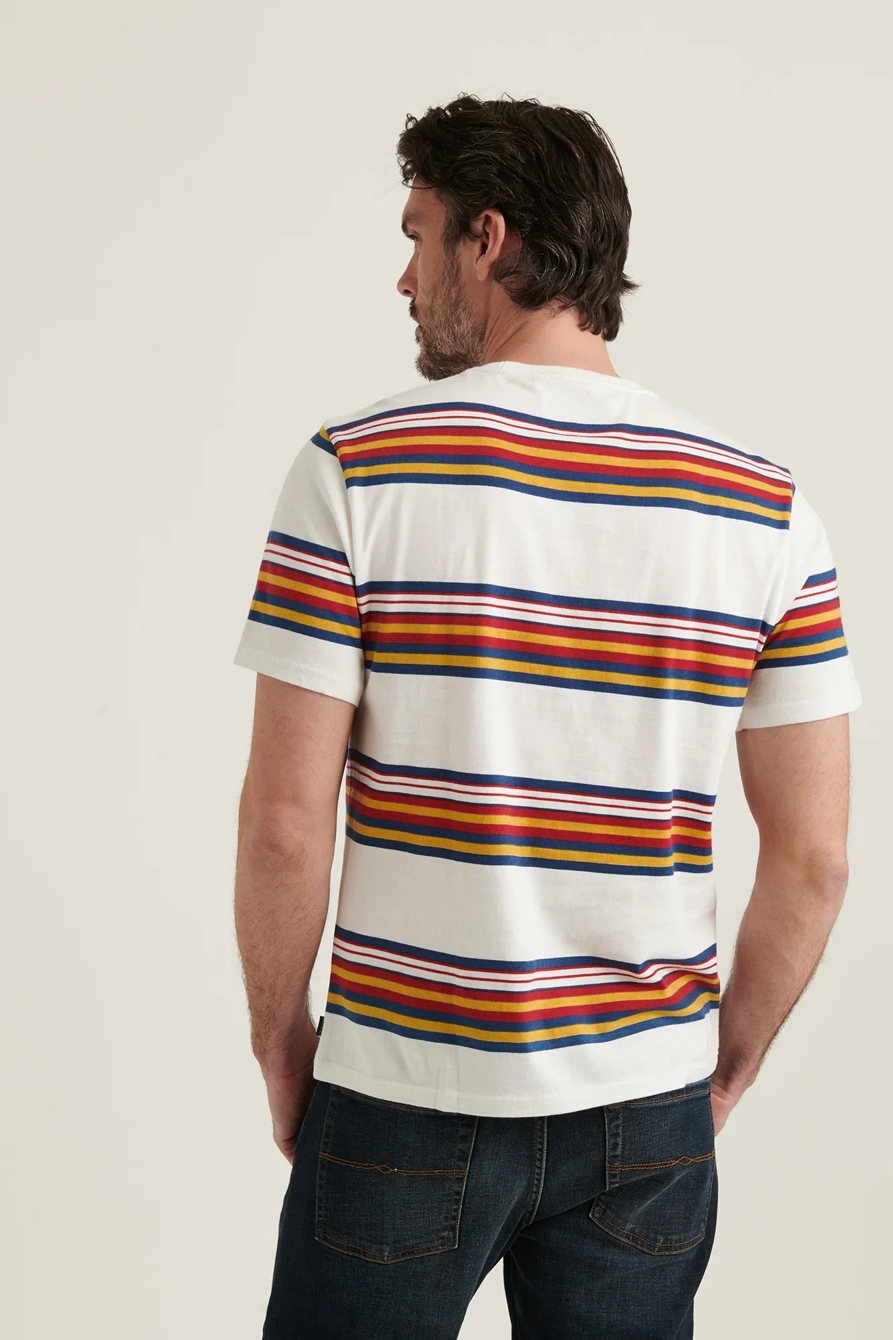 SUNSET STRIPE CREW NECK TEE, image 4