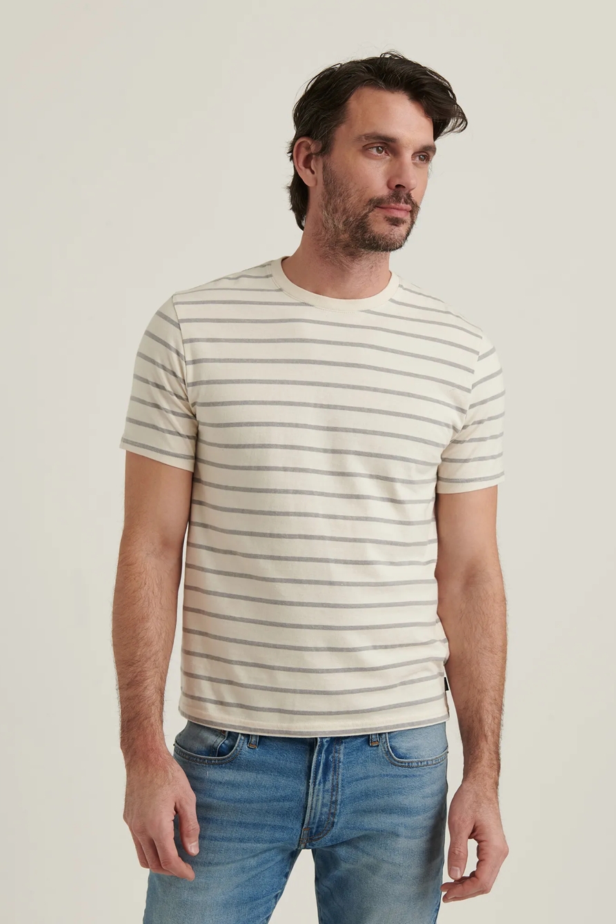 SUNSET STRIPE CREW NECK TEE, image 2