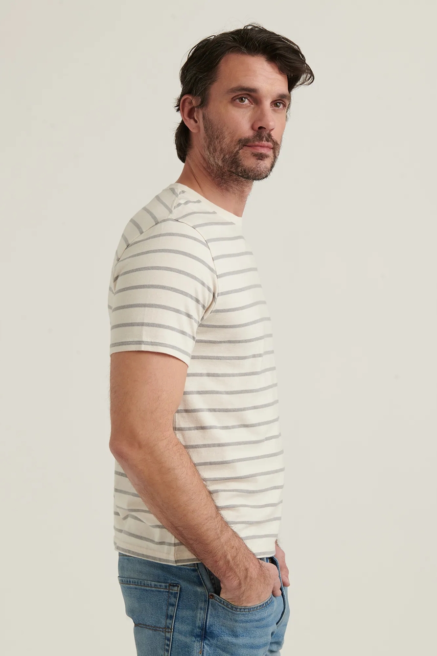 SUNSET STRIPE CREW NECK TEE, image 3