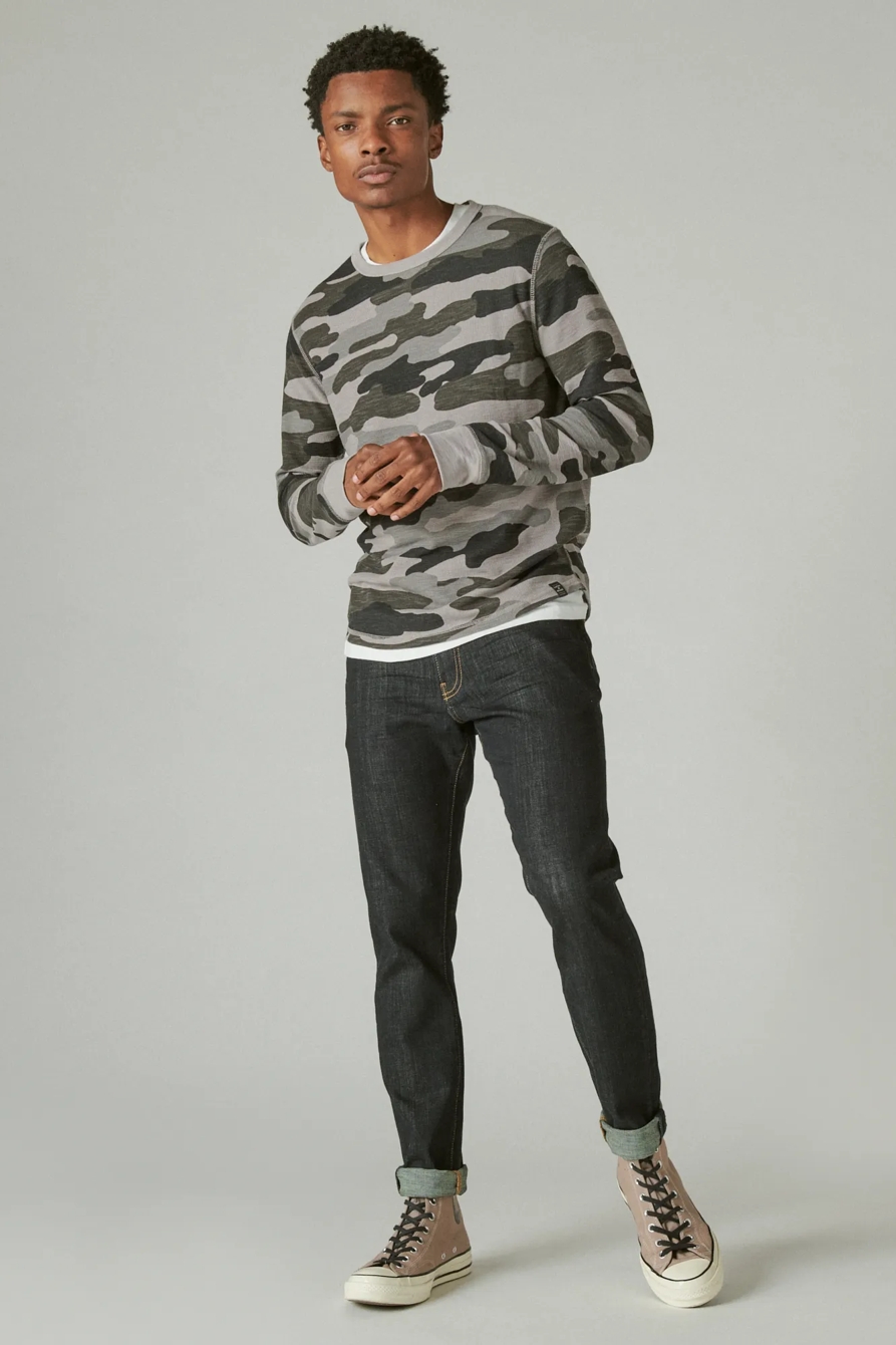 CAMO BURNOUT THERMAL CREW, image 2